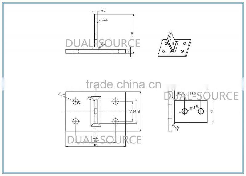 FLAT TUBE BASE PLATE