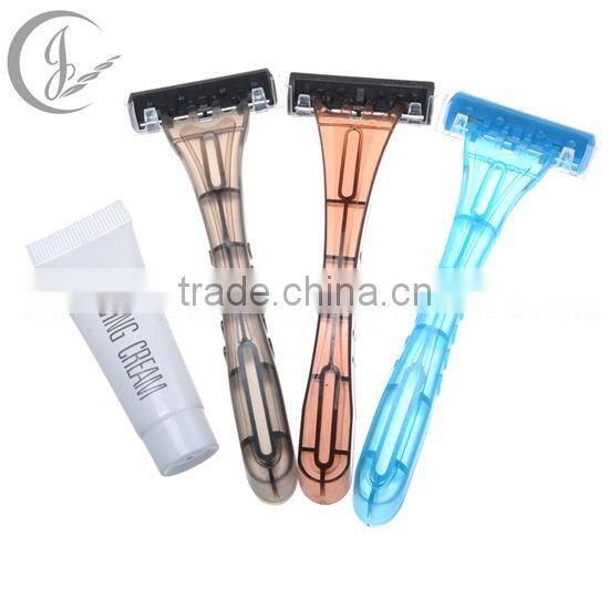 China Supplier Disposable Hotel Bath Shaving Kit with Best Quality Hotel Razor Kit