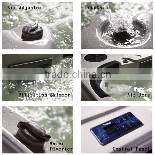 JY8013 two person massage outdoor spa/ massage hot tub outdoor spa pool sexy massge spa/ outdoor whirlpool spa