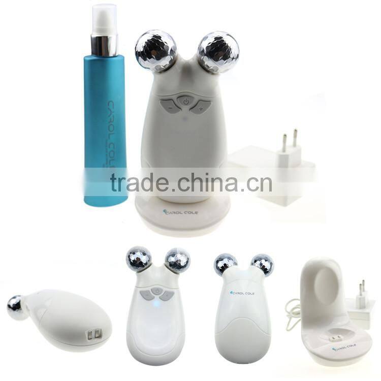 home use hand held Y shape roller massage Micro-electric skin firming device
