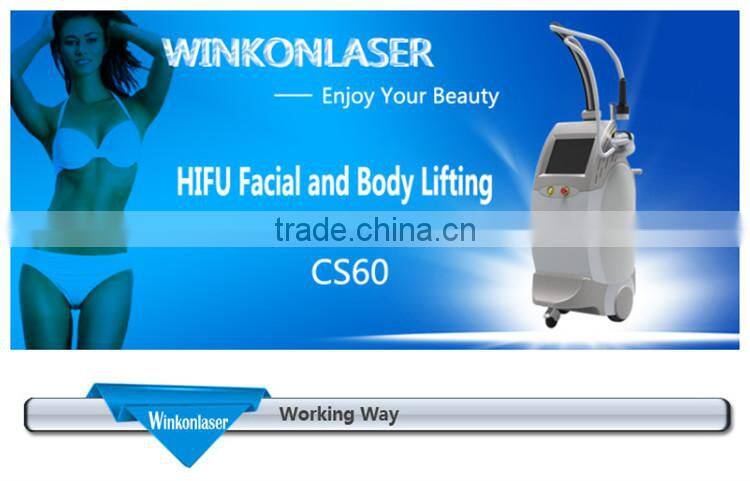 Factory price! best cellulite removal machine/ HIFU slimming beauty machine