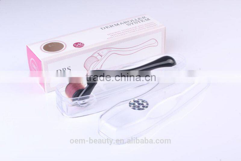 titanium derma roller disk needle derma roller skin vibrating derma roller for hair loss treatment