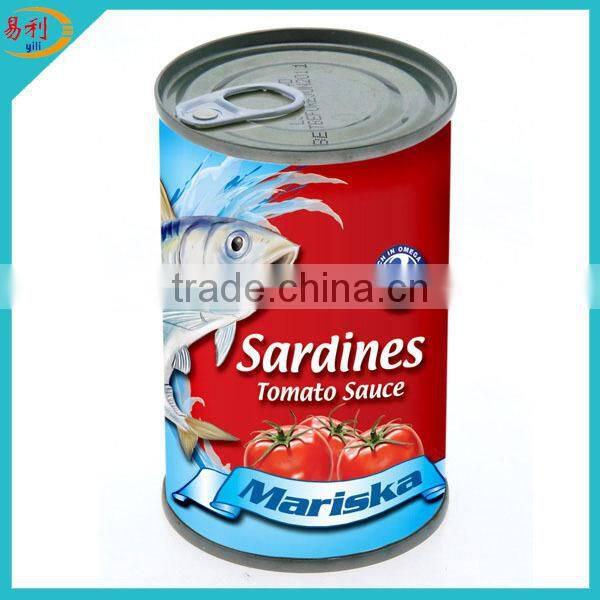 Canned fish pilchard in vegetable oil