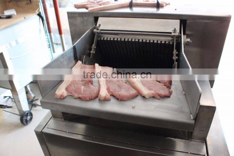 QW-21 Large Capacity Streaky Pork Meat Cutting Slicing Machine