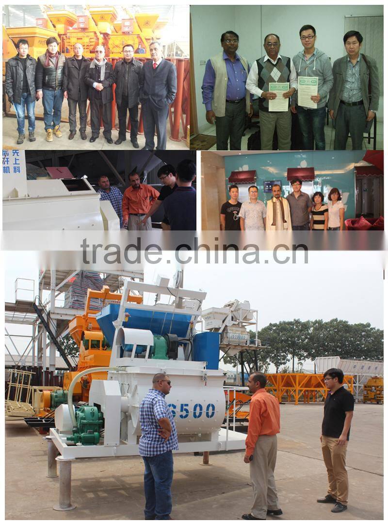 Low Cost Mobile YHZD25m3 Concrete Machine With Small Concrete Mixer