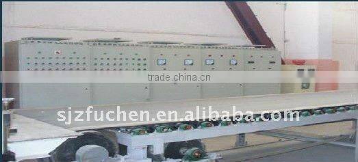 Paper faced gypsum board production line