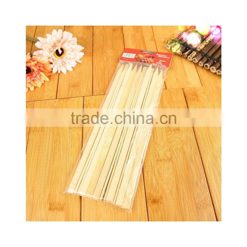 Flat bamboo skewers from China