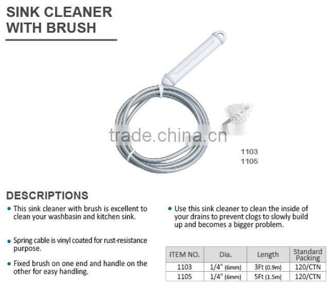 kitchen sink cleaner with brush