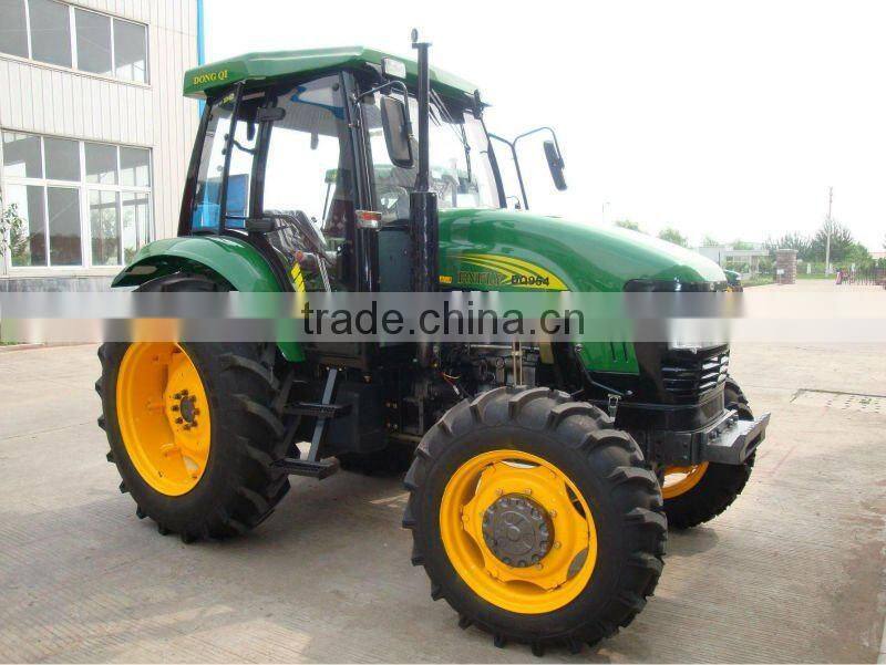DQ1004 tractor, 100HP, 4WD, fit with 4in1 loader, towable backhoe, slasher mower, hole digger etc.
