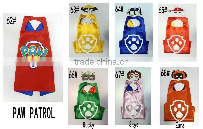 Doule layer Kids Adult Super Hero Capes