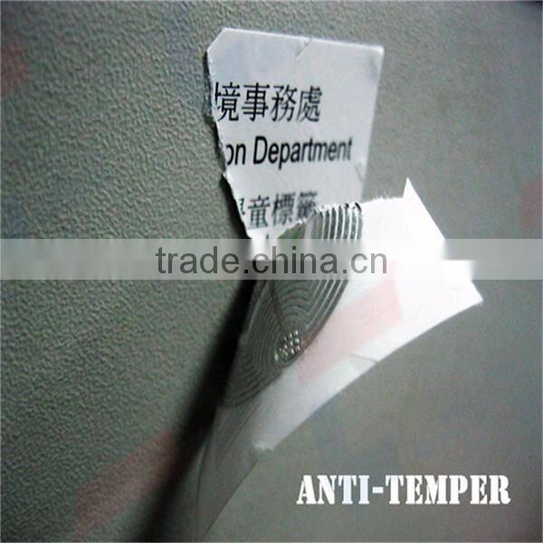 Waterproof PET material ISO 14443A tamper proof RFID tag