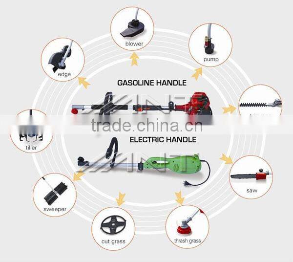 9IN1 battery operated gardening tool multipurpose electric hedge trimmer