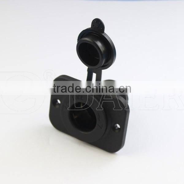 Fixed Panel 12V Wateroroof Power Socket, Power Outlet Socket For Car/