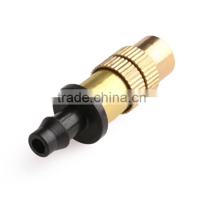 2016 Newest Gardening Water Cooling Thread Brass Spray Sprinkler 5pcs Adjustable Misting Nozzle
