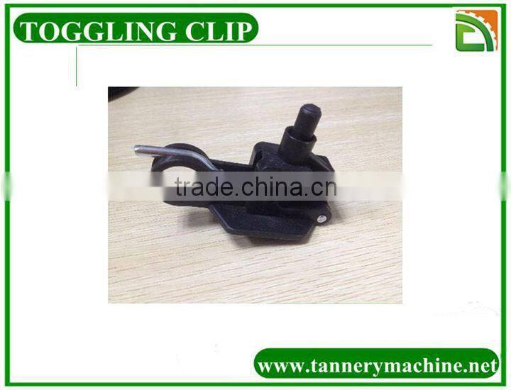 casting aluminum leather clip for toggling machine