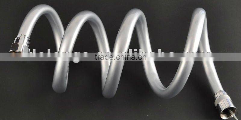 DP004 Silver PVC plastic flexible shower hose/ACS certificate
