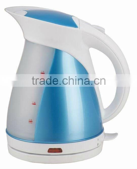 1.7L Hot Sale Plastic Electric Water Kettle