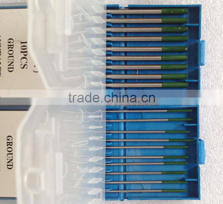 tungsten cerium and tungsten lanthanium electrodes