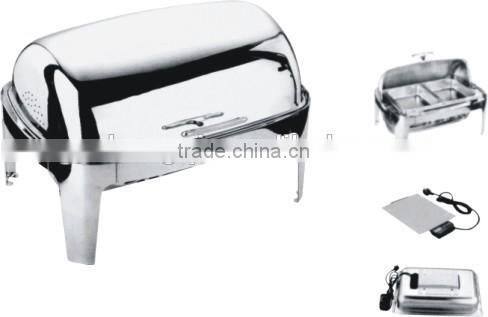 Square Bufft Buffet Stove Dishes,buffet chafing dish food warmer(ZQ66048)