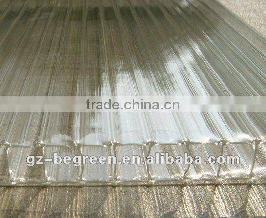 Polycarbonate hollow sheet for swinning pool greenhouse gymnasium in China