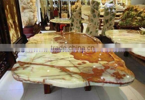 BEAUTIFUL MULTI BROWN ONYX TABLE TOPS COLLECTION