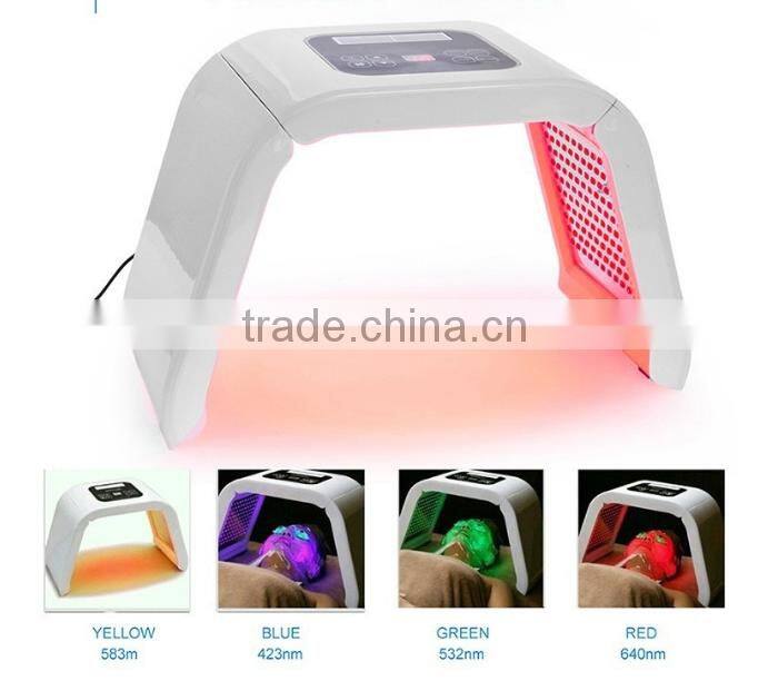 2017 Hot Selling Photon Rejuvenation Infrared LED Light Therapy, PDT Machine 4 Color Acne Skin Care Omega Light Salon Use