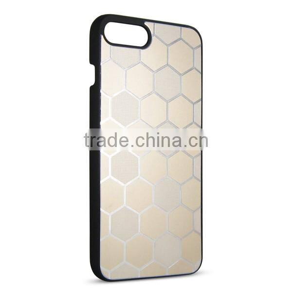 PC hard phone hull spray rubber oil back cover aluminum phone case for iPhone 7/7 plus