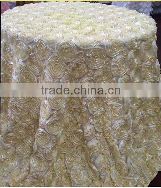 Elegant beautiful Rose wedding deco table cloth home wedding party use