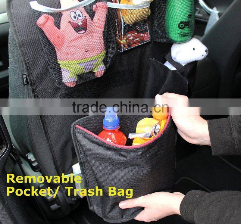 Removable Trash Can Pocket car seat toy organizer