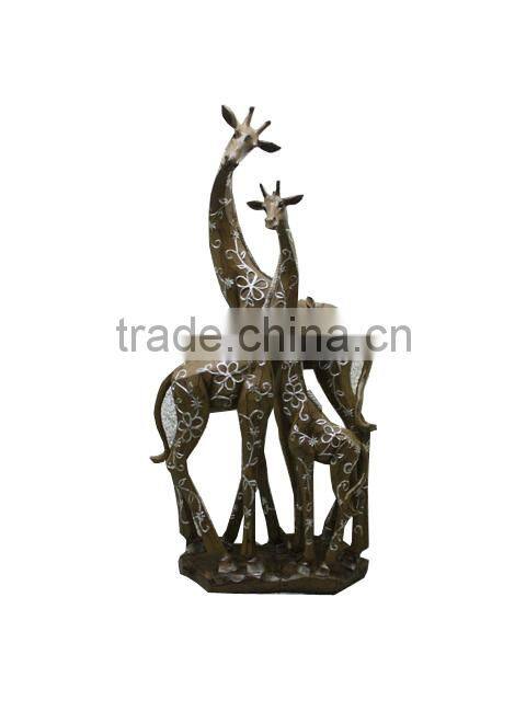 for table deco resin garden figurine decorative giraffe