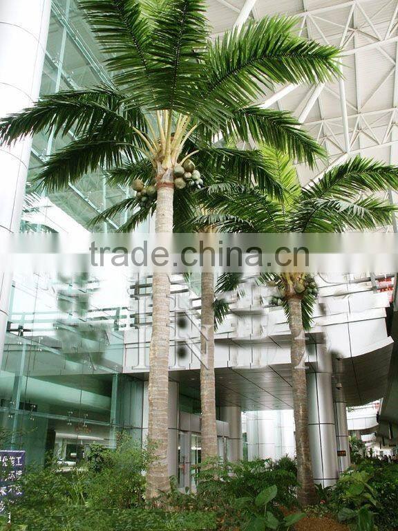 Export factory price fake palm trees for garden decoration