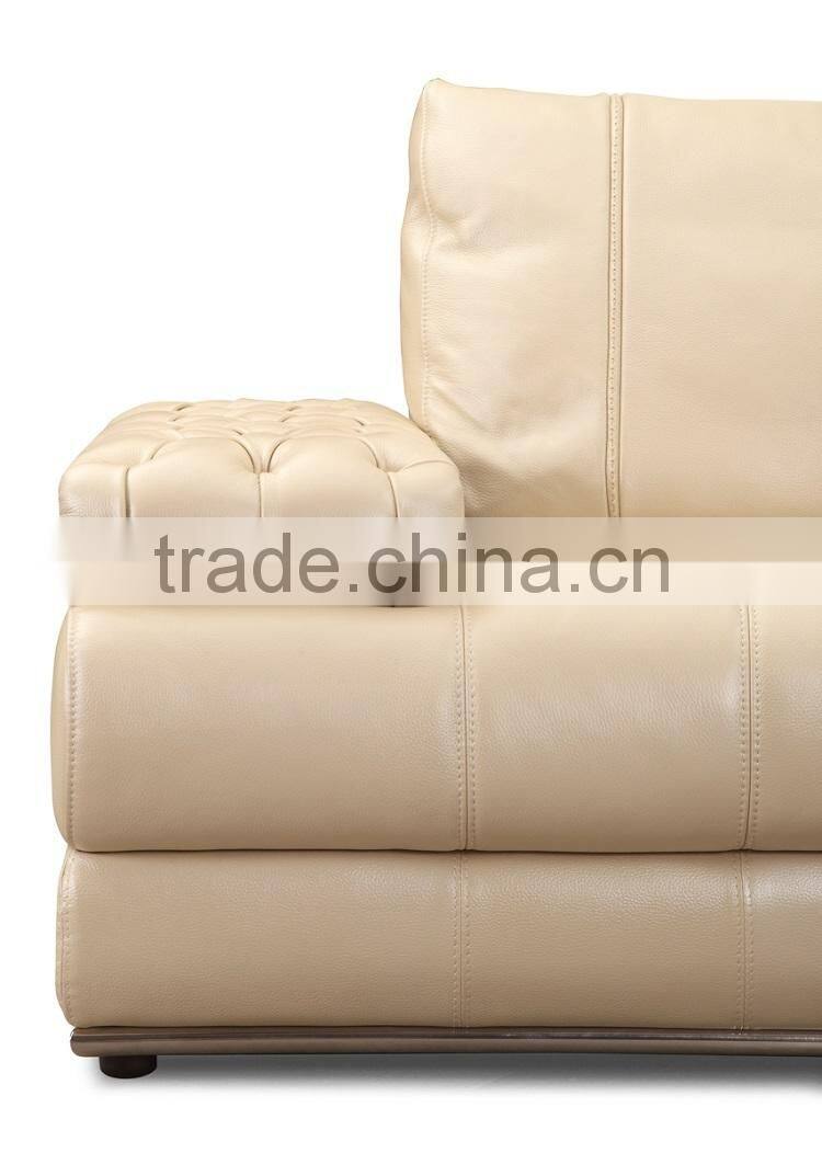 luxury home furniture brighted colored italian leather sofa set