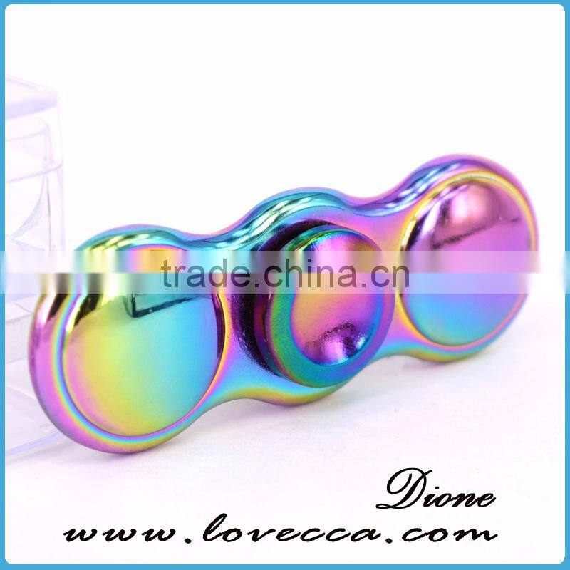 Custom Logo Zinc Alloy Metal Fingertip Gyro Spinner Toys for Kids & Adults