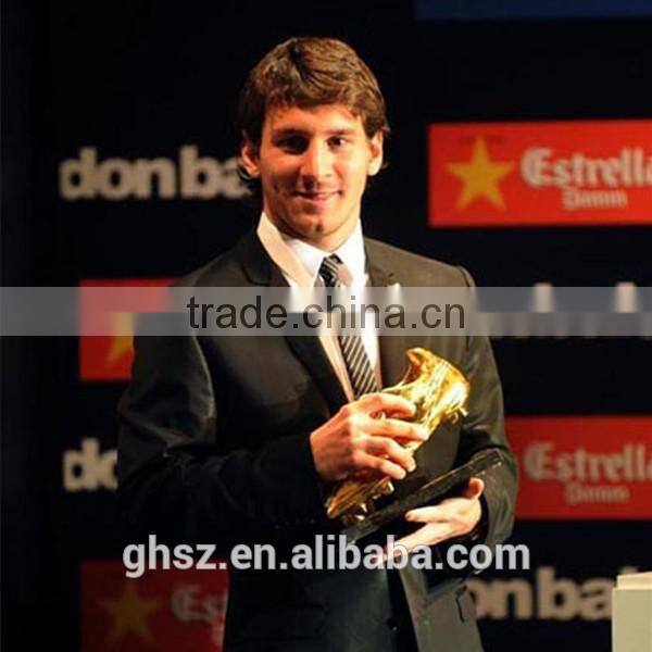alibaba express Golden Boot resin fantasy football trophy cup