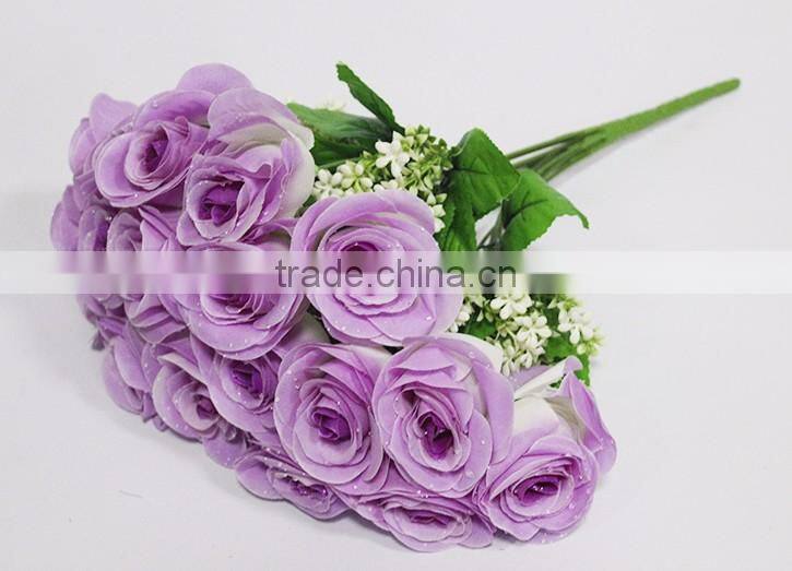 Vente en gros de roses artificielles fabriquees en Chine