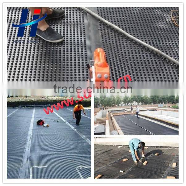 HDPE drainage board with dimples for roadbed drainage material