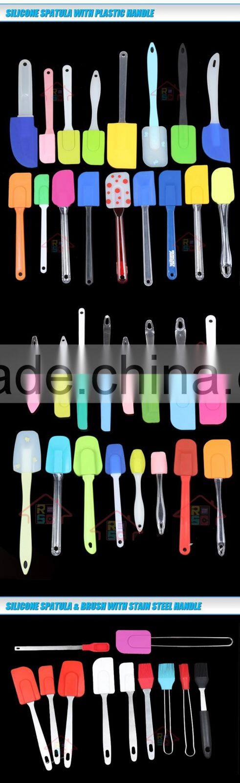 NBRSC Hot sell easy use grill heat resistant boasing brush/ 2016 new BBQ Silicon bosting brush with long wooden handle