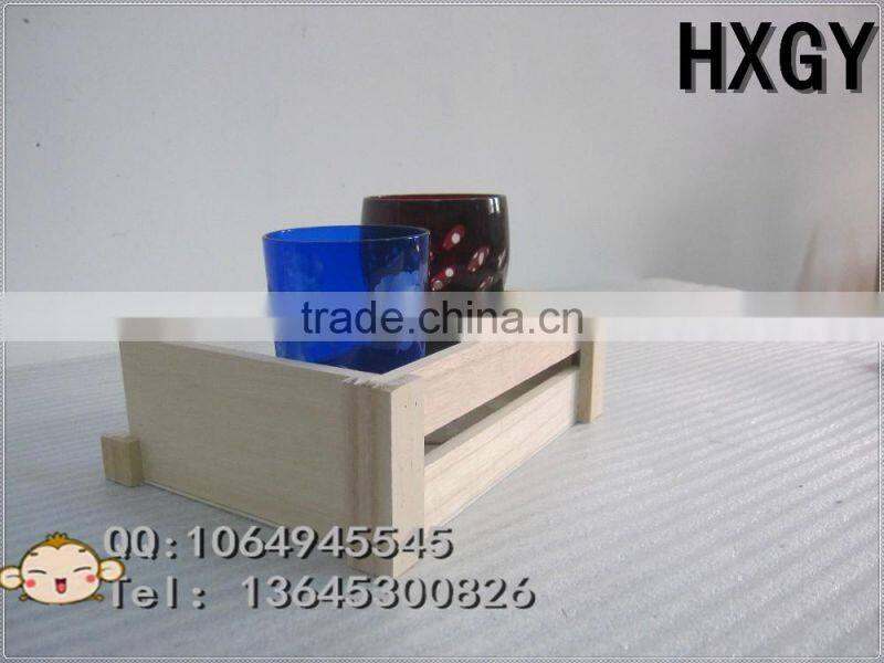 Small size rectangle wooden serving tray