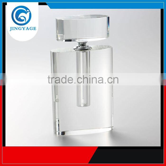 Jingyage customized colored fancy crystal perfume bottle wedding favors crystal scent perfume bottle lady perfume bottles