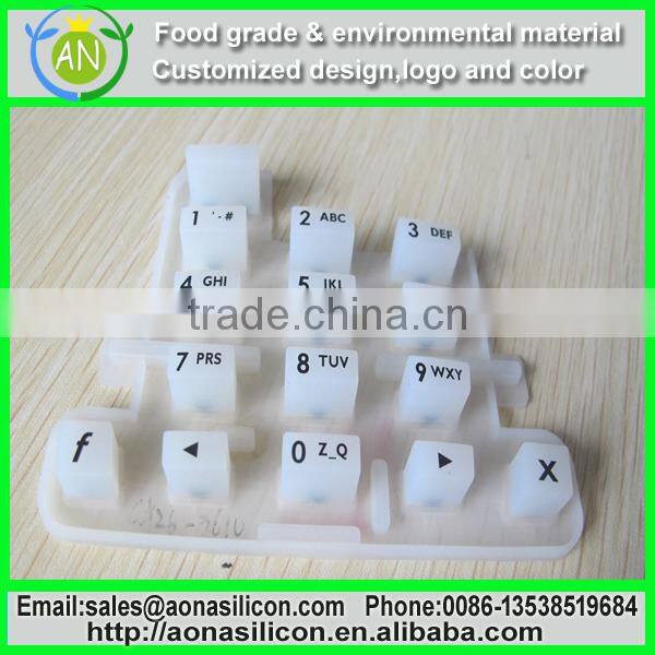 Standard silicone rubber button keypad for wholesale