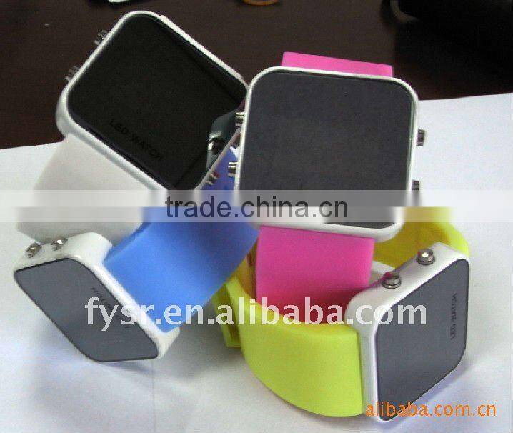 2013 ODM popular silicone jelly watch for young people