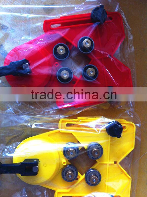 Plastic drill guide hole saw set Red color(4-84mm)