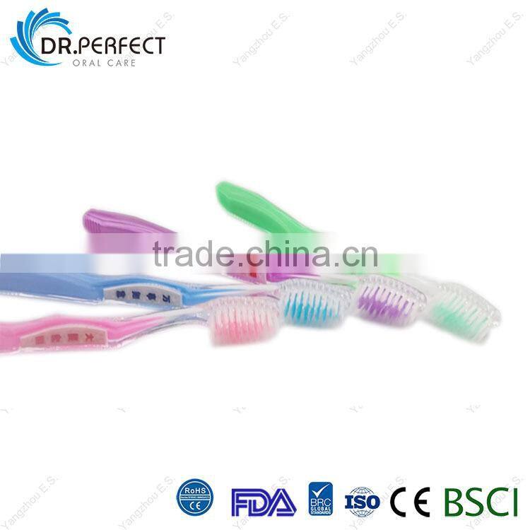 China Wholesale Toothbrush Crystal Handle PS+Rubber Dental Care Toothbrushes