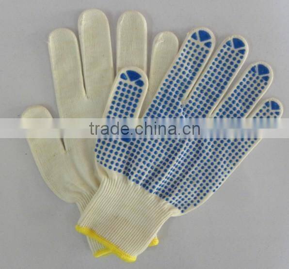 sunnyhope blue pvc dotted gloves