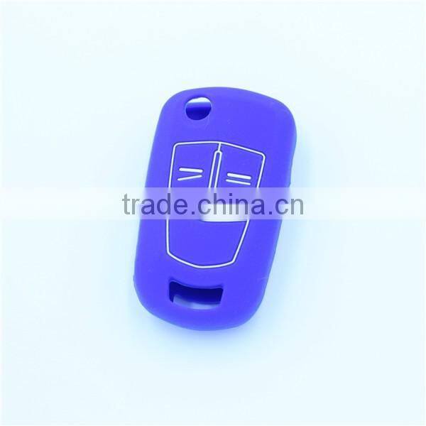 Silicone Remote Skin Cover fit for Opel Vauxhall 3 Button Flip Remote Key Case