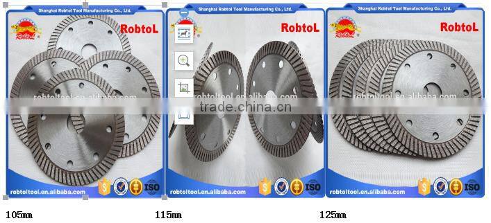 115mm Turbo Rim Diamond Saw Blade Angle Grinder Circular Cutting Disc Disk Wheel Universal Stone Brick Block Concrete