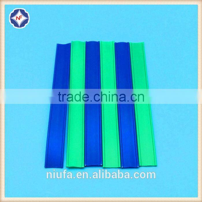 Adhesive plastic tin ties for reclosing coffe bag