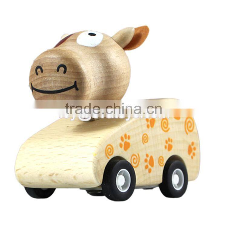 Wholesale cheap kids wooden toy truck high quality children wooden toy truck W04A035