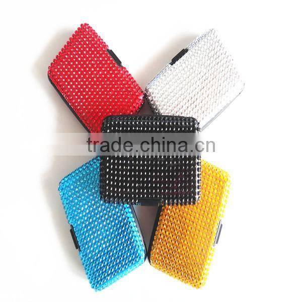 Aluminium Business ID Credit Card Holder Waterproof wallets/Diamonds card holder