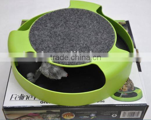New design mouse round circuit and durable cat scratcher,cat toy